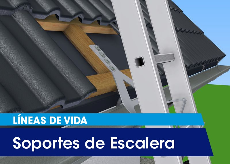 Soportes escaleras línea de vida Lux Top