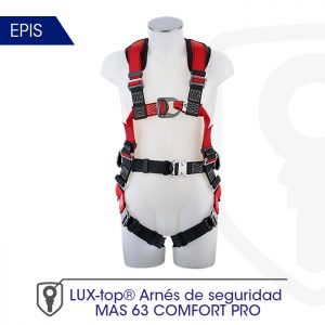 Arnés de Seguridad MAS 63 COMFORT PRO - LUXTOP Sistemas Anticaídas, Calle Talabarteros, Herencia, España
